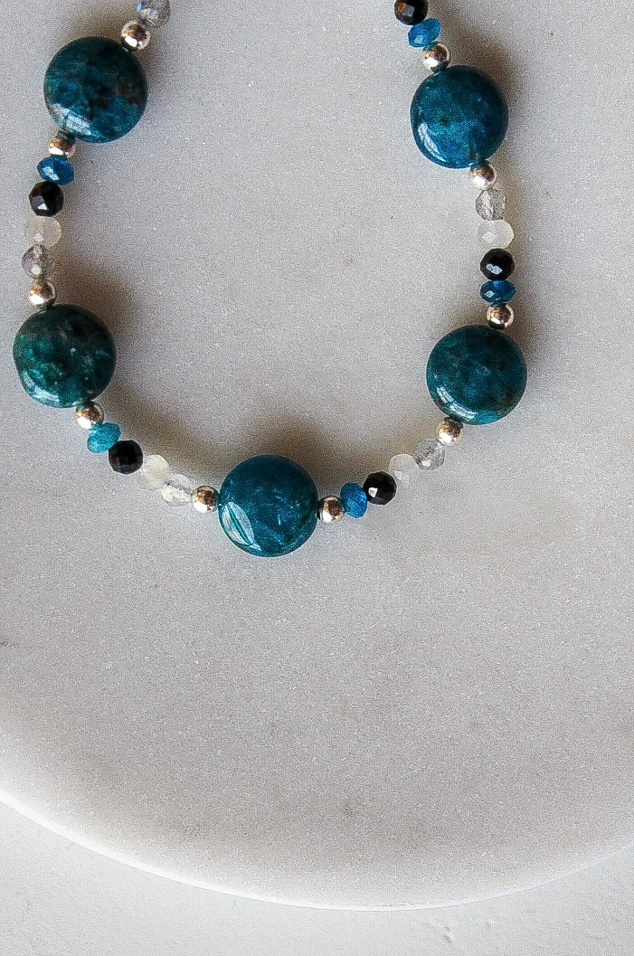 Midnight Waves | Natural Gemstones | Sterling Silver