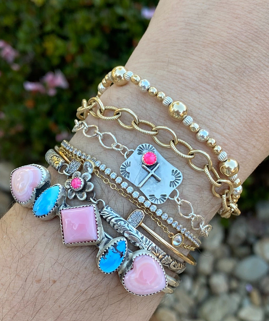 Cross Buckle Bracelet | Sterling Silver | Western Jewelry