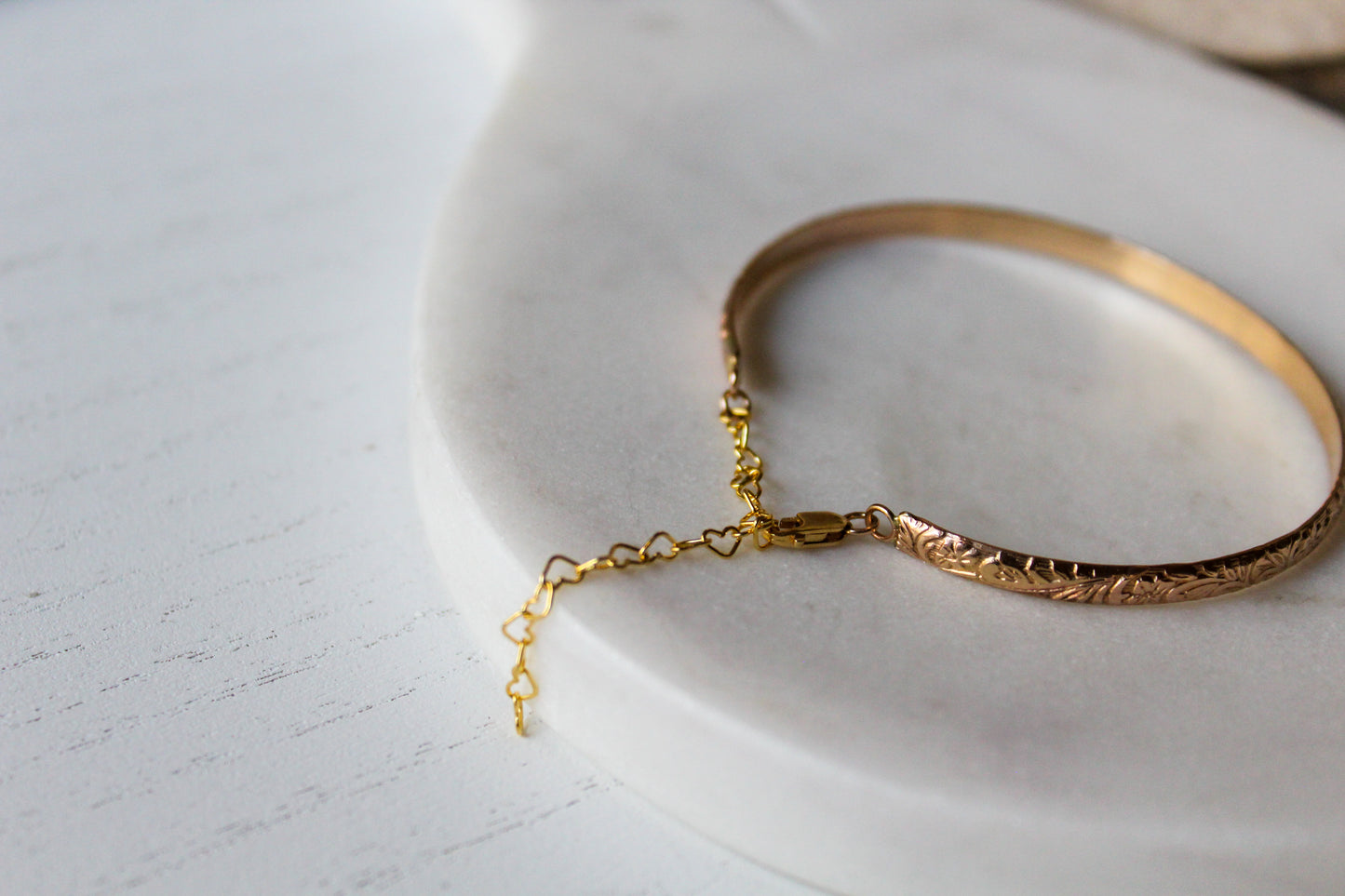 Blooming in love bangle | 14kt gold- filled
