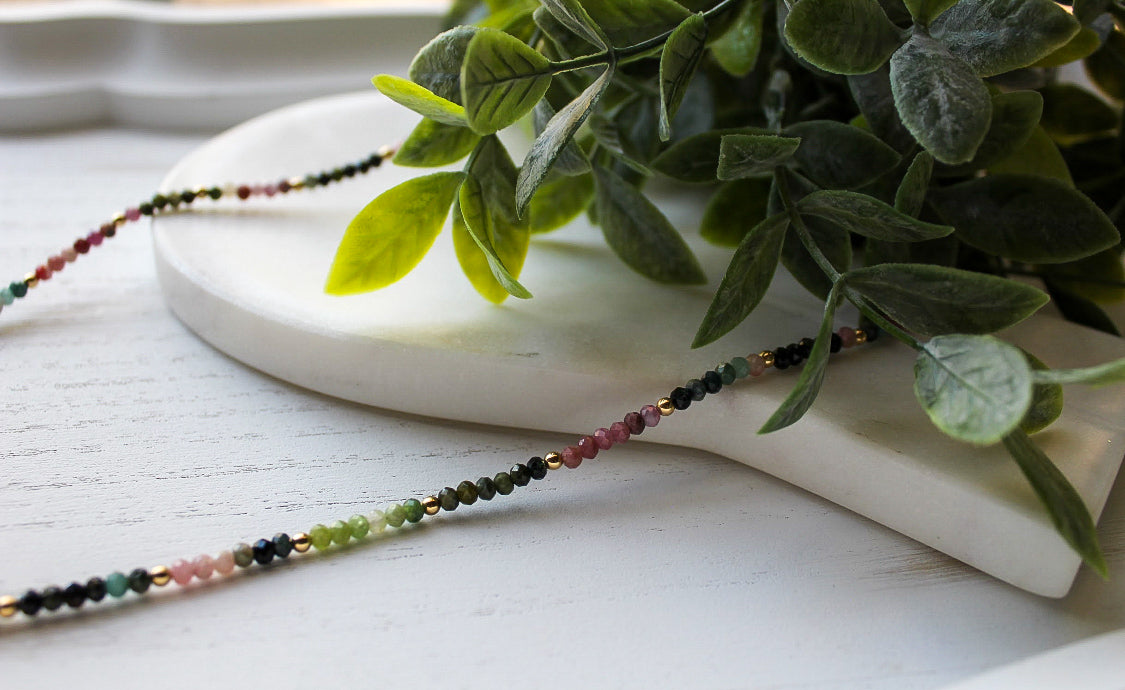 Natural Tourmaline Necklace