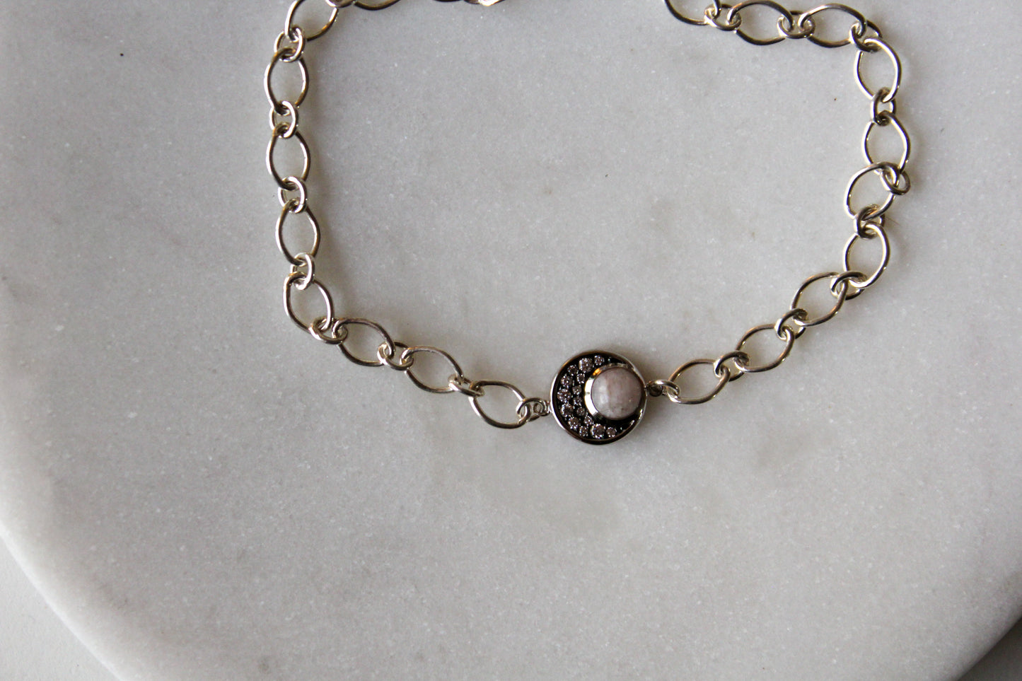 Midnight Moonbeam Bracelet | Sterling Silver