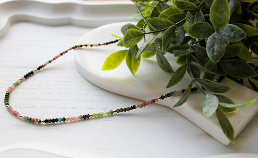 Natural Tourmaline Necklace