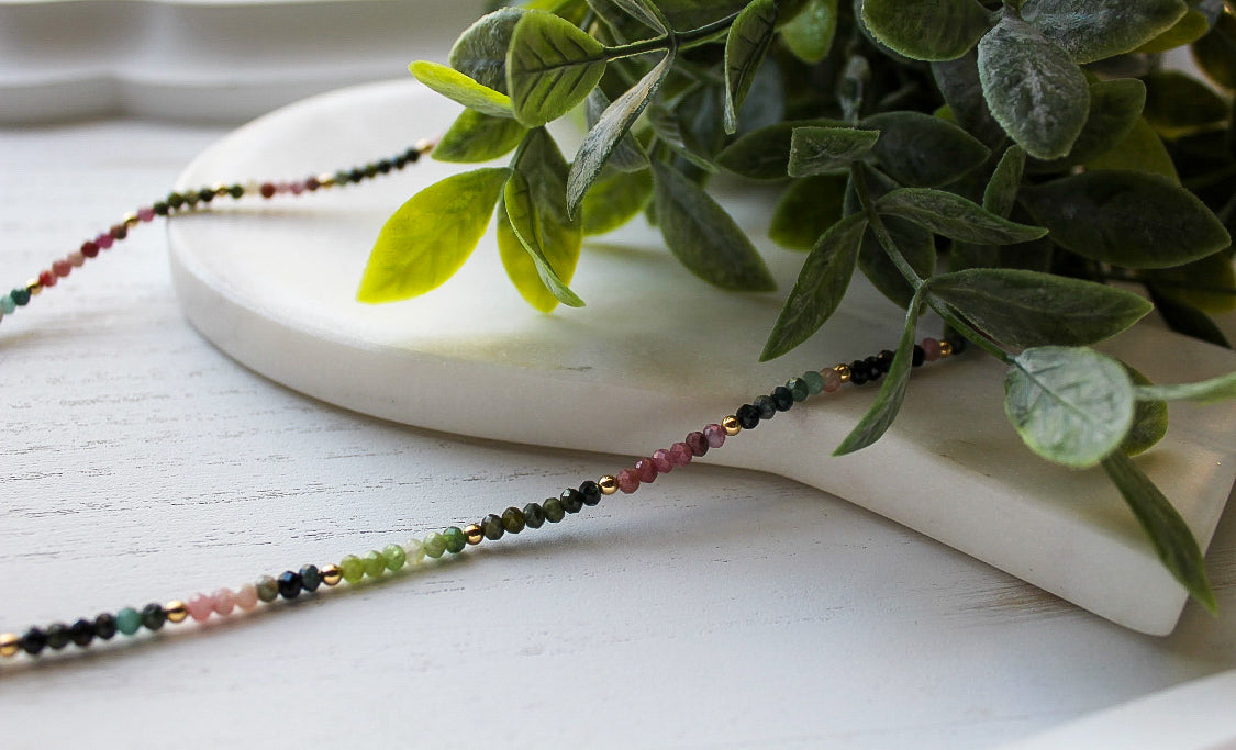 Natural Tourmaline Necklace