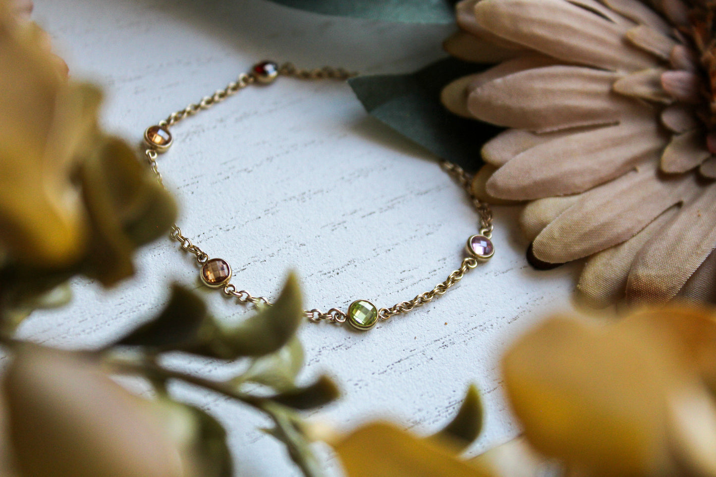 Birthstone Stationed Bracelet