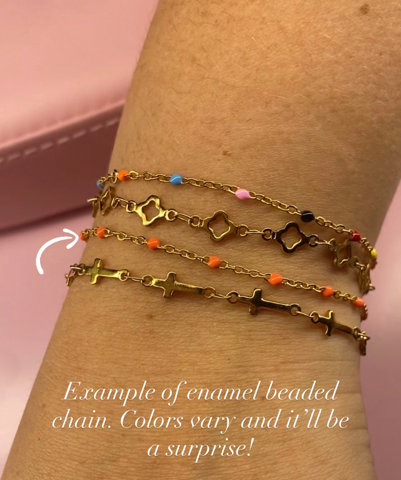 Spring Mystery Anklet ✨ | Gold or Silver | Chain or Beaded