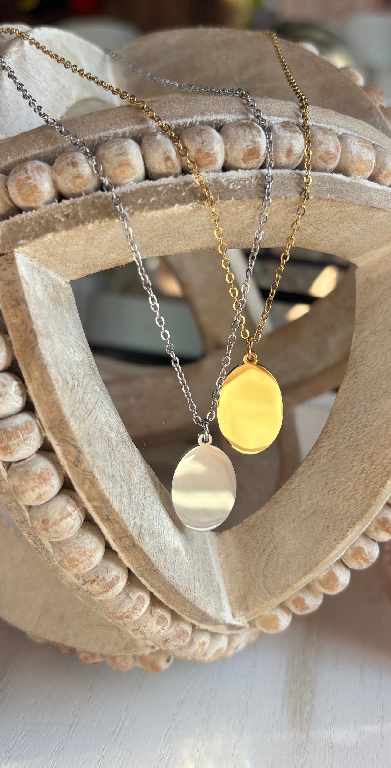 Custom Birth Month Bouquet Necklace – Stainless Steel (Silver, Gold)