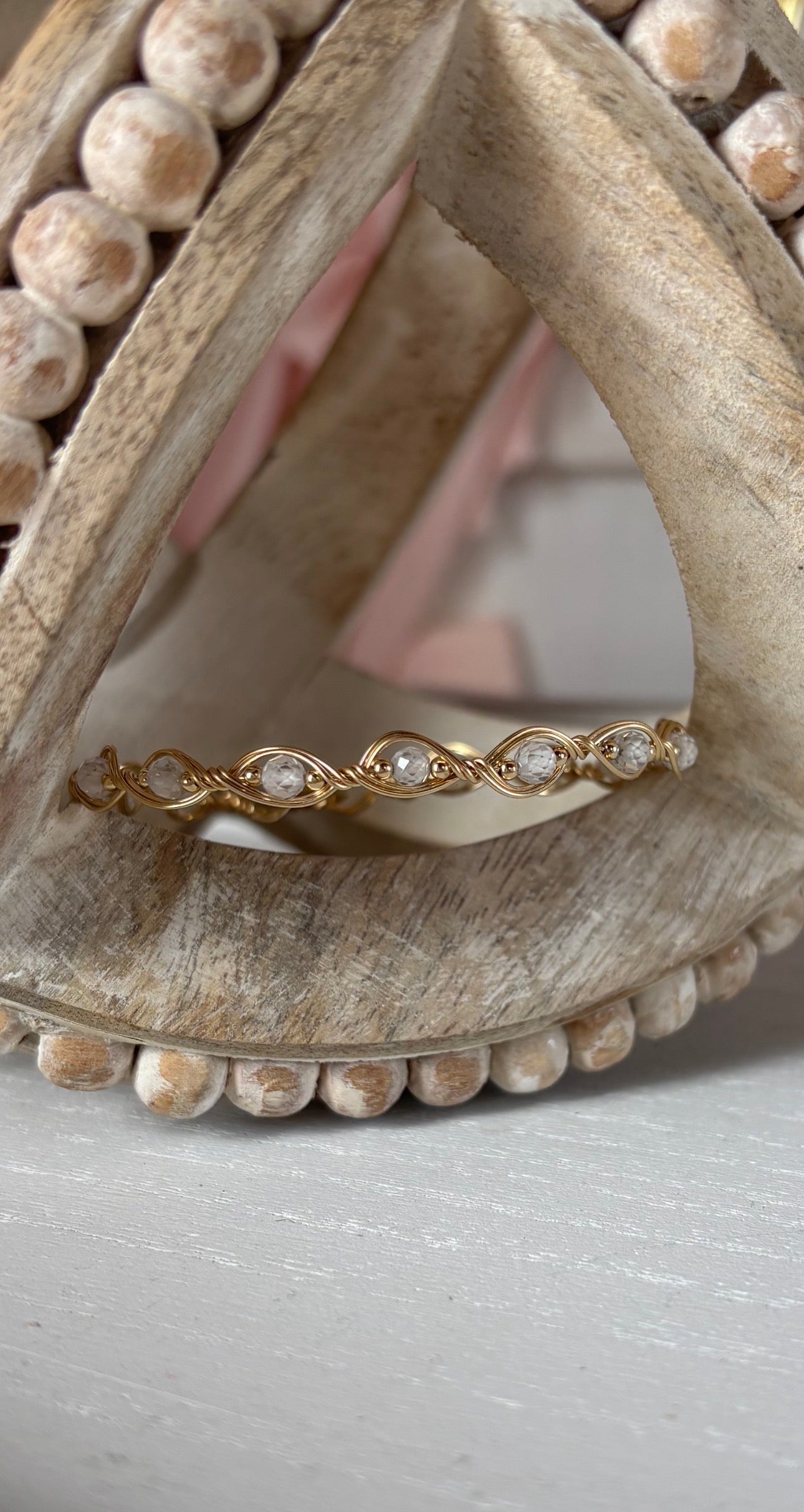 Infinity CZ Bracelet – Handmade
