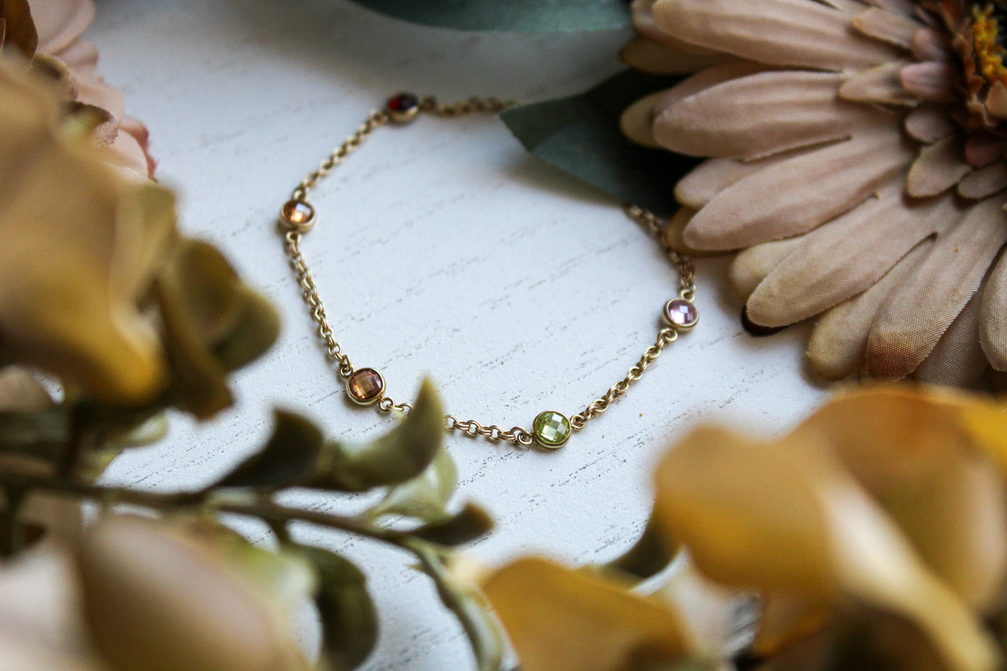 Birthstone Stationed Bracelet